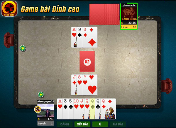 Câu bài trọn bộ là một kỹ thuật cao cấp trong game Phỏm