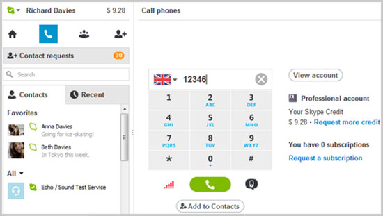 Hướng dẫn sử dụng Skype để gọi điện online