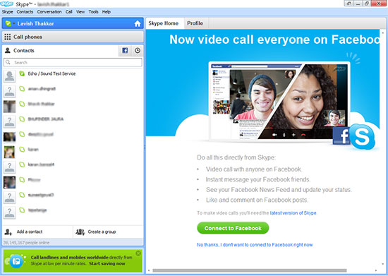 Hướng dẫn sử dụng Skype để gọi điện online