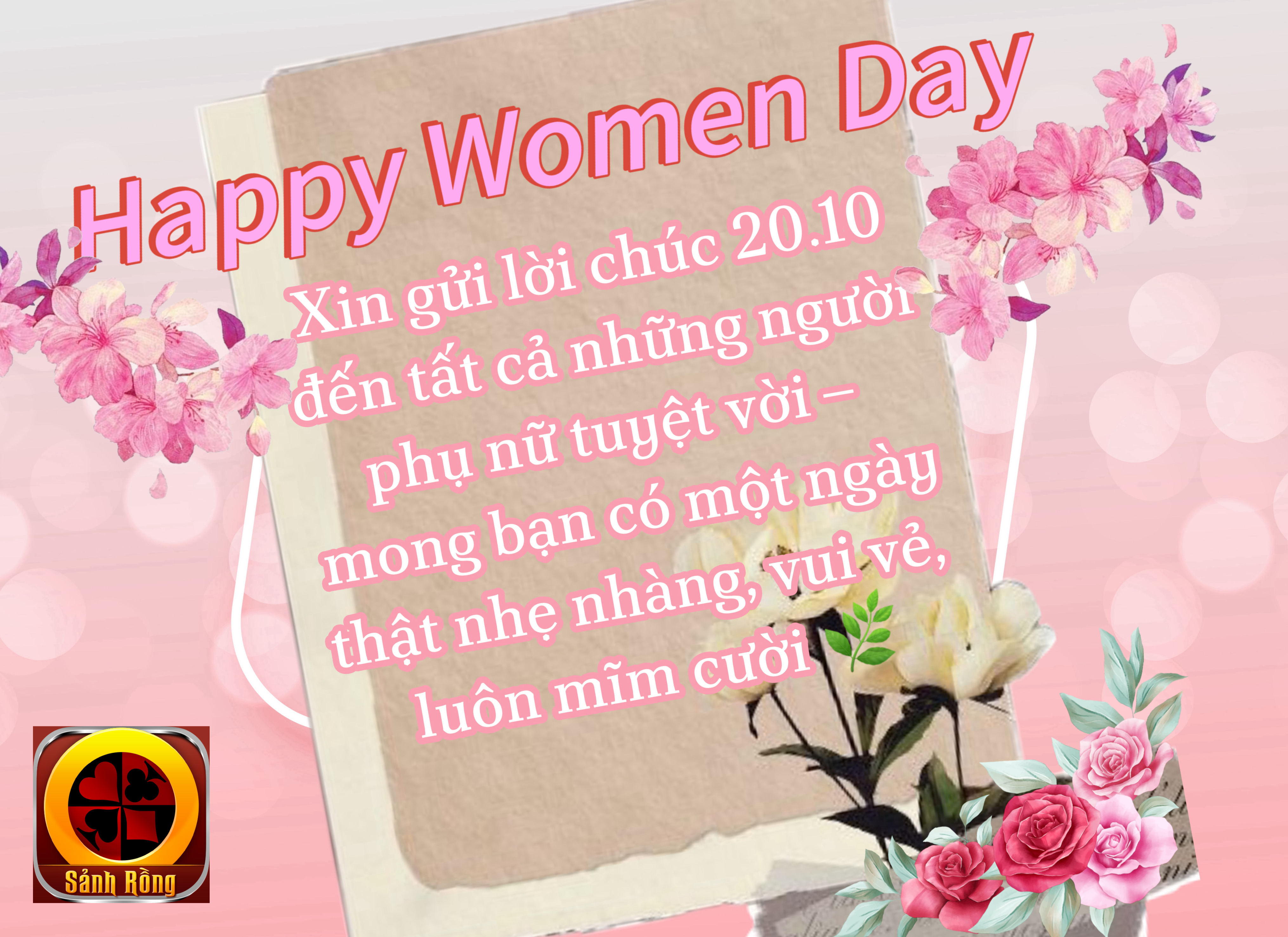 Chúc Mừng Ngày Phụ Nữ Việt Nam 20.10