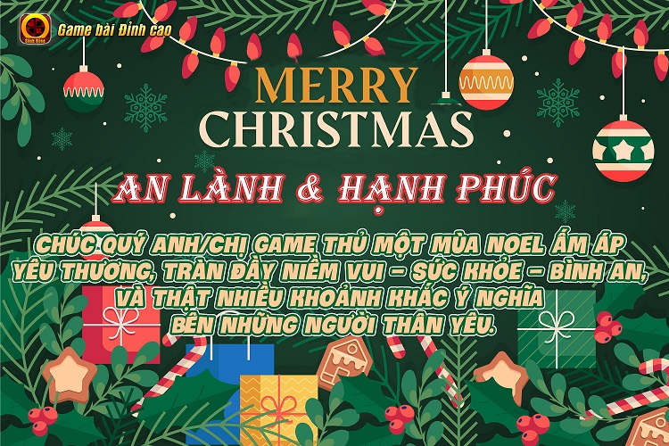 SẢNH RỒNG CHÚC MỪNG GIÁNG SINH 2025