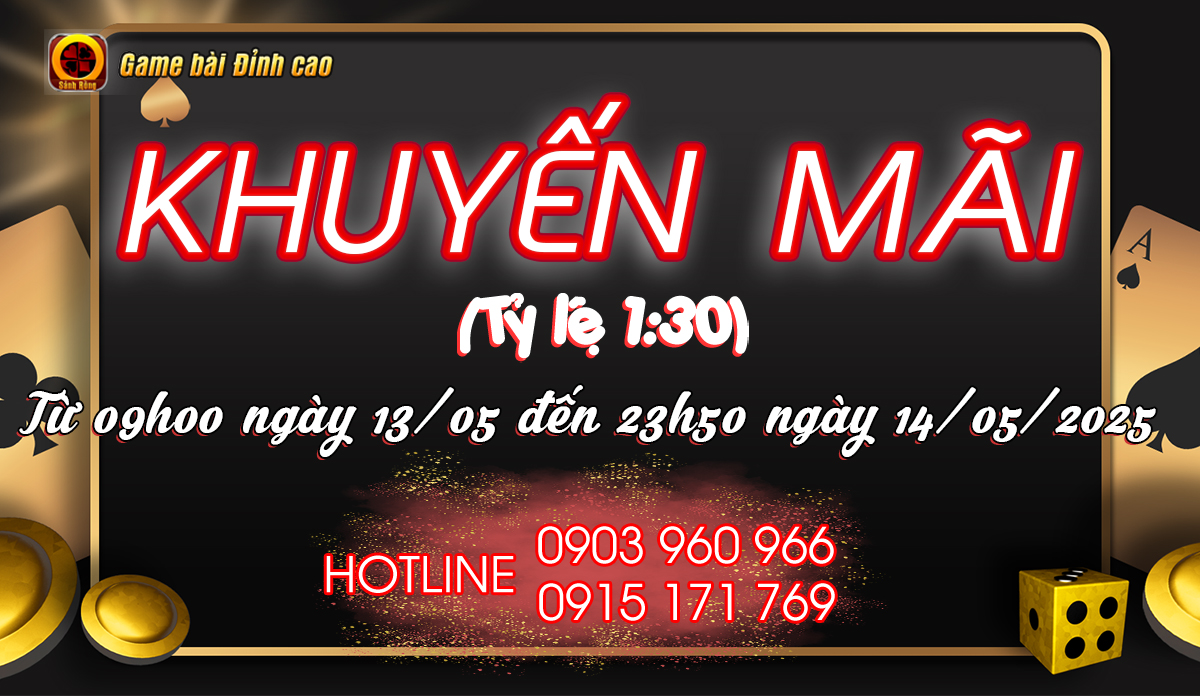 Săn Gold Định Kỳ Cùng Khuyến Mãi HOT của Sảnh Rồng