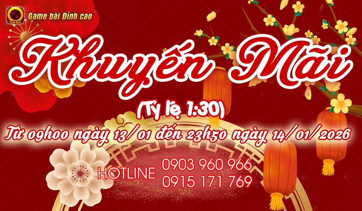 NĂM MỚI VỪA ĐẾN – KHUYẾN MÃI NGẬP TRÀN TẠI SẢNH RỒNG