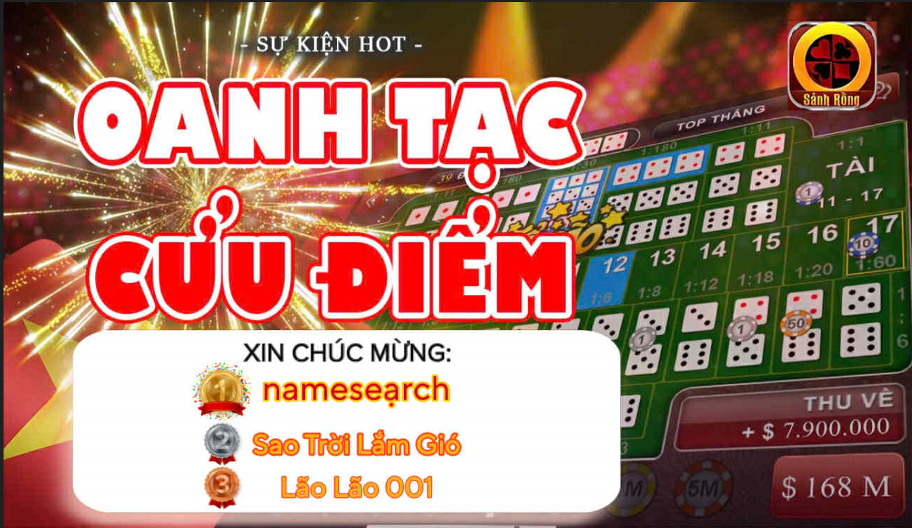[ THÔNG BÁO ] KẾT QUẢ SỰ KIỆN OANH TẠC CỬU ĐIỂM 