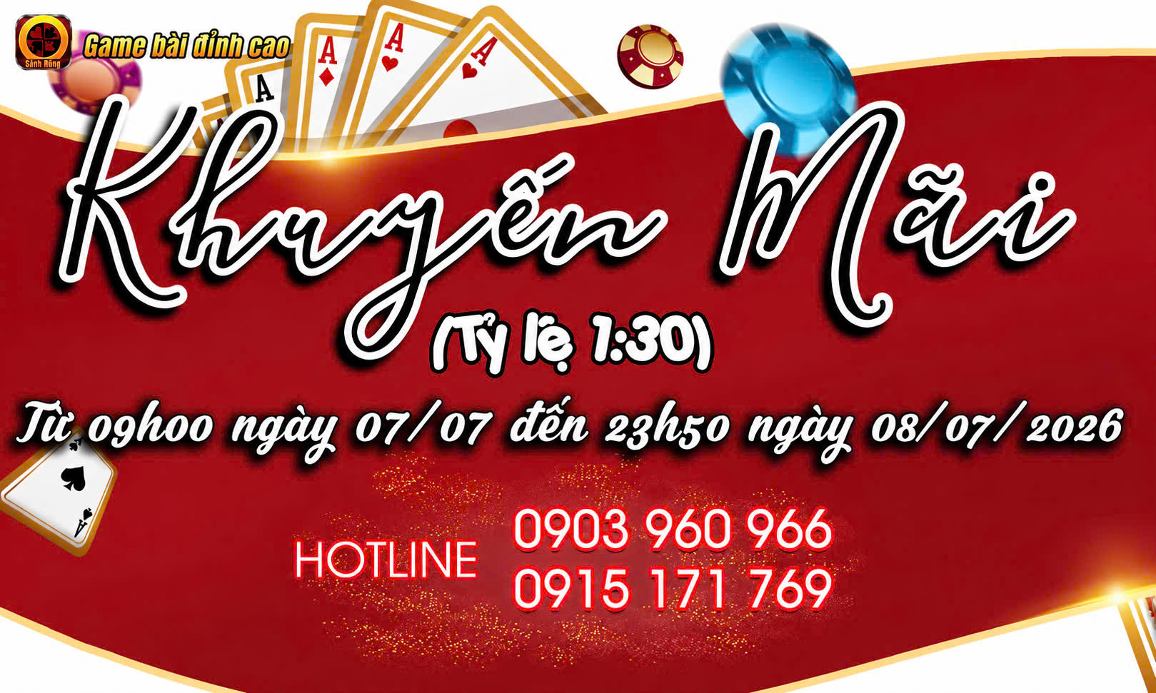 🎉 KHUYẾN MÃI ĐỊNH KỲ TẠI SẢNH RỒNG 🎉