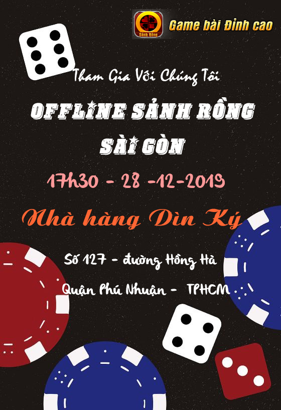 Trước giờ G, SẢNH RỒNG Công Bố Danh Sách Game Thủ Offline tại Tp. Hồ Chí Minh 